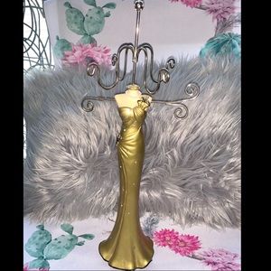 Gold Dress Jewelry Holder